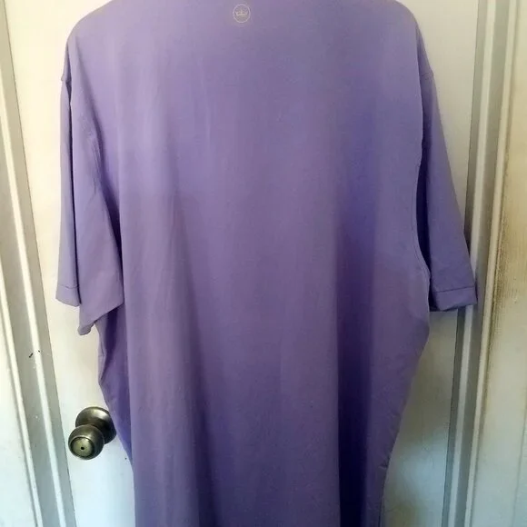 Peter Millar Summer Comfort Polo Shirt Light Purple Color Men's Size XXL - Picture 3 of 8